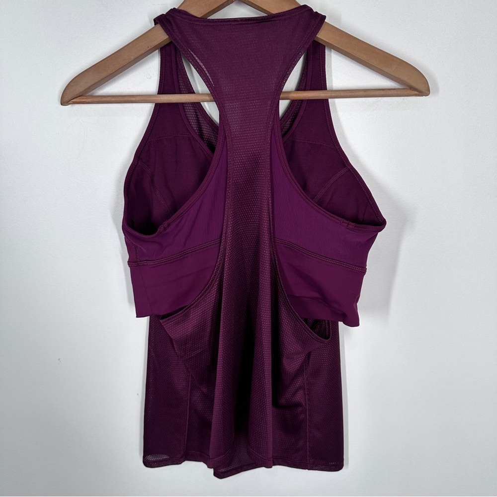 Lululemon Pushing Limits Tank Top Size 8 Mesh 2 I… - image 4